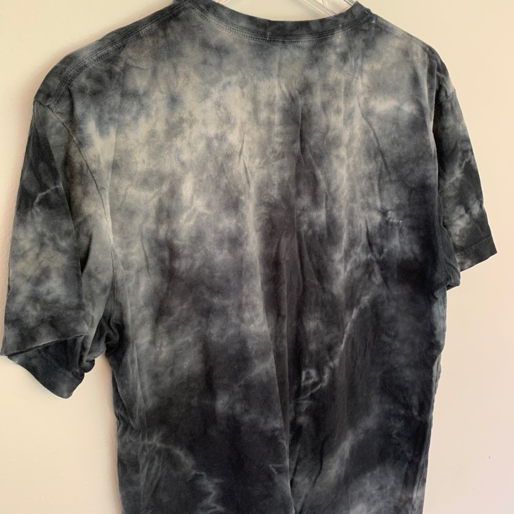 Ring of Fire 🔥 acid Silver & Black T shirt size L - Picture 5 of 5